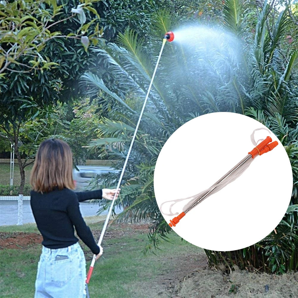 2.4m Lawn Spray Rod Pesticides Extension Bar Telescopic Lance Garden Watering Durable High Pressure Fruit Tree Agriculture Tool