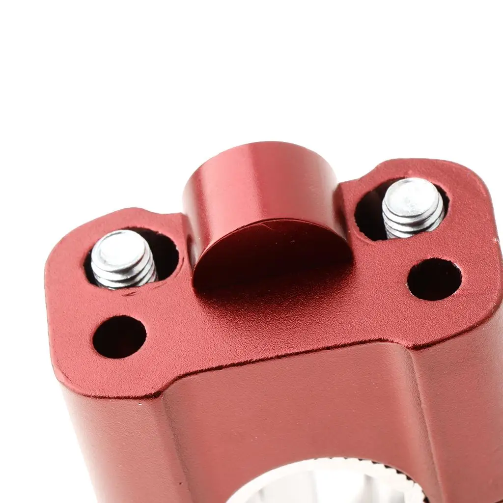 Red CNC 28mm 22mm Handlebar Bar Riser Mount Clamp Adaptor Universal Motorbike Quad Bike