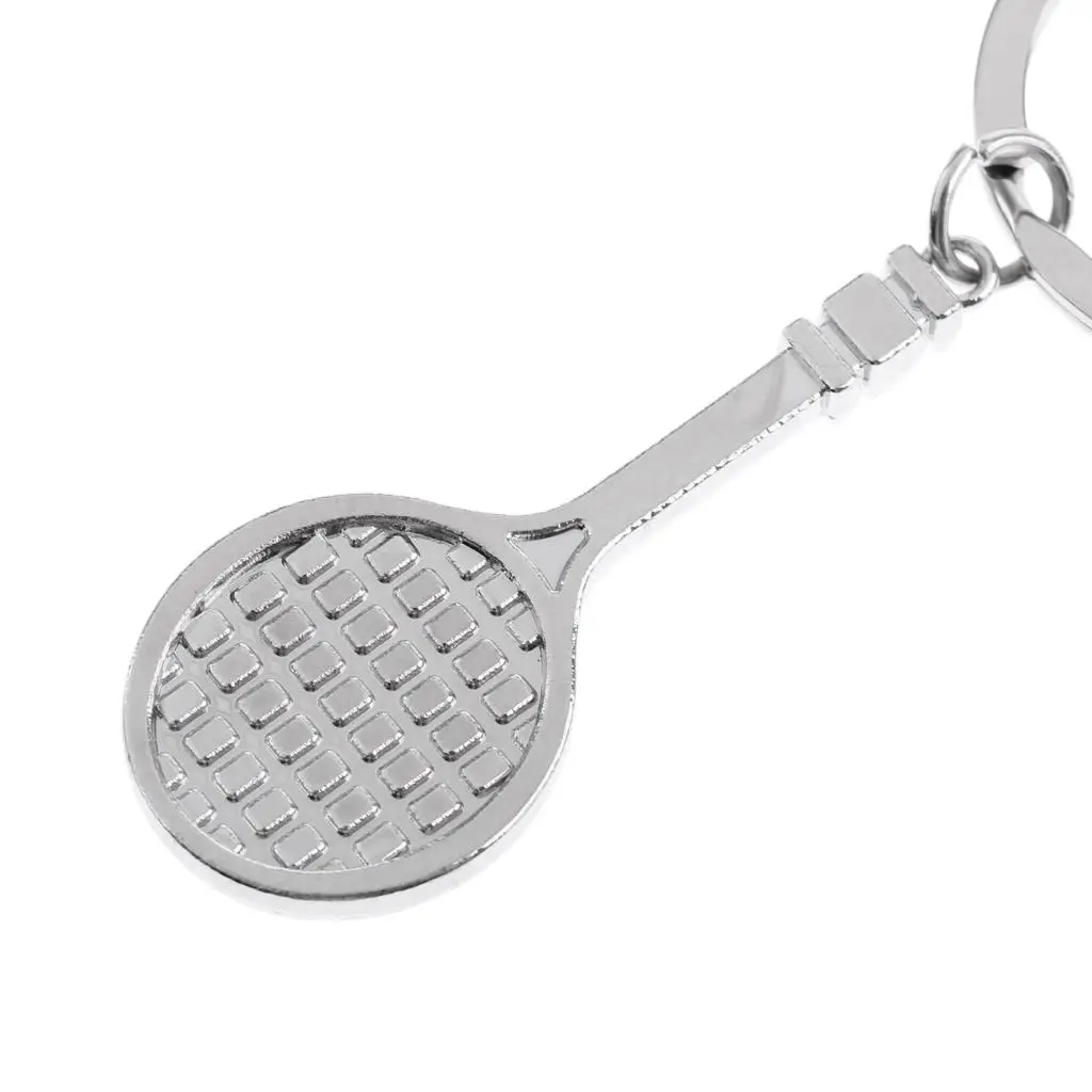 High-quality Zinc Alloy Mini Tennis Racket Keychain  Bag  Souvenir