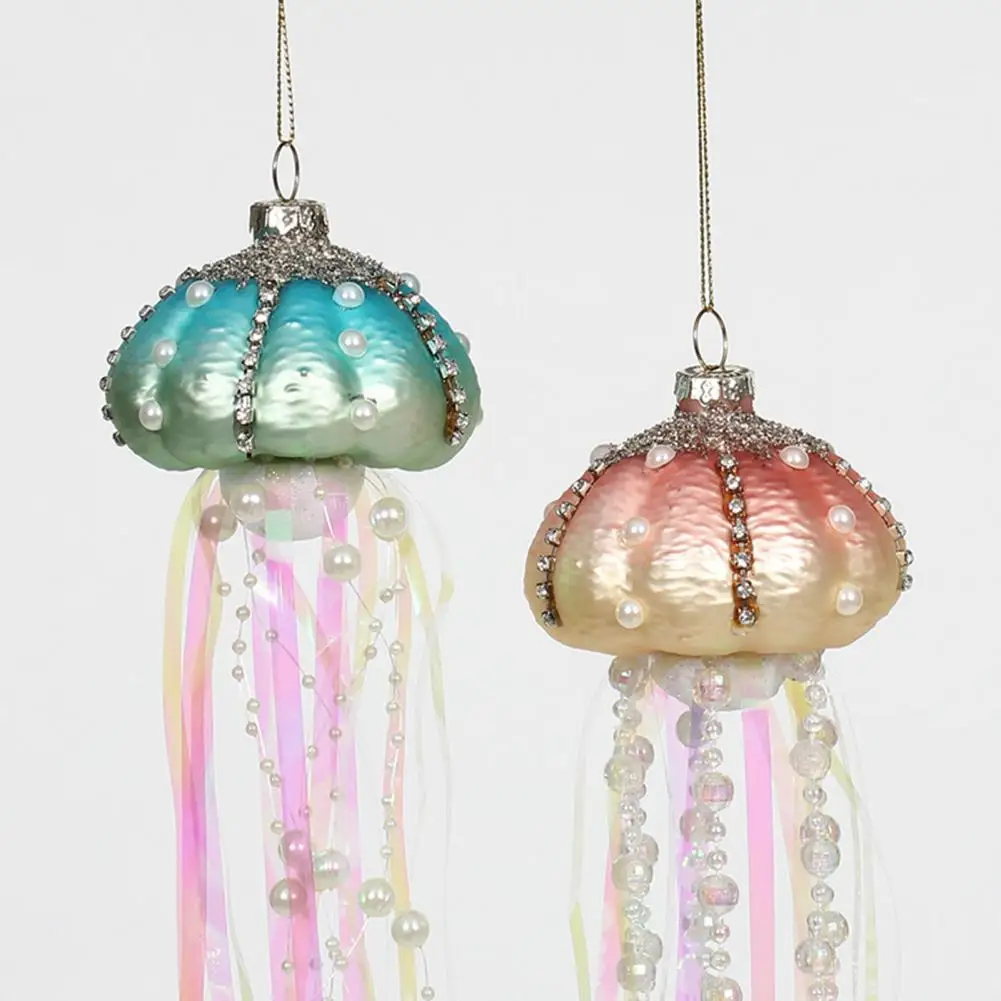 vidro pérola medusa decoração árvore de natal medusa para casa