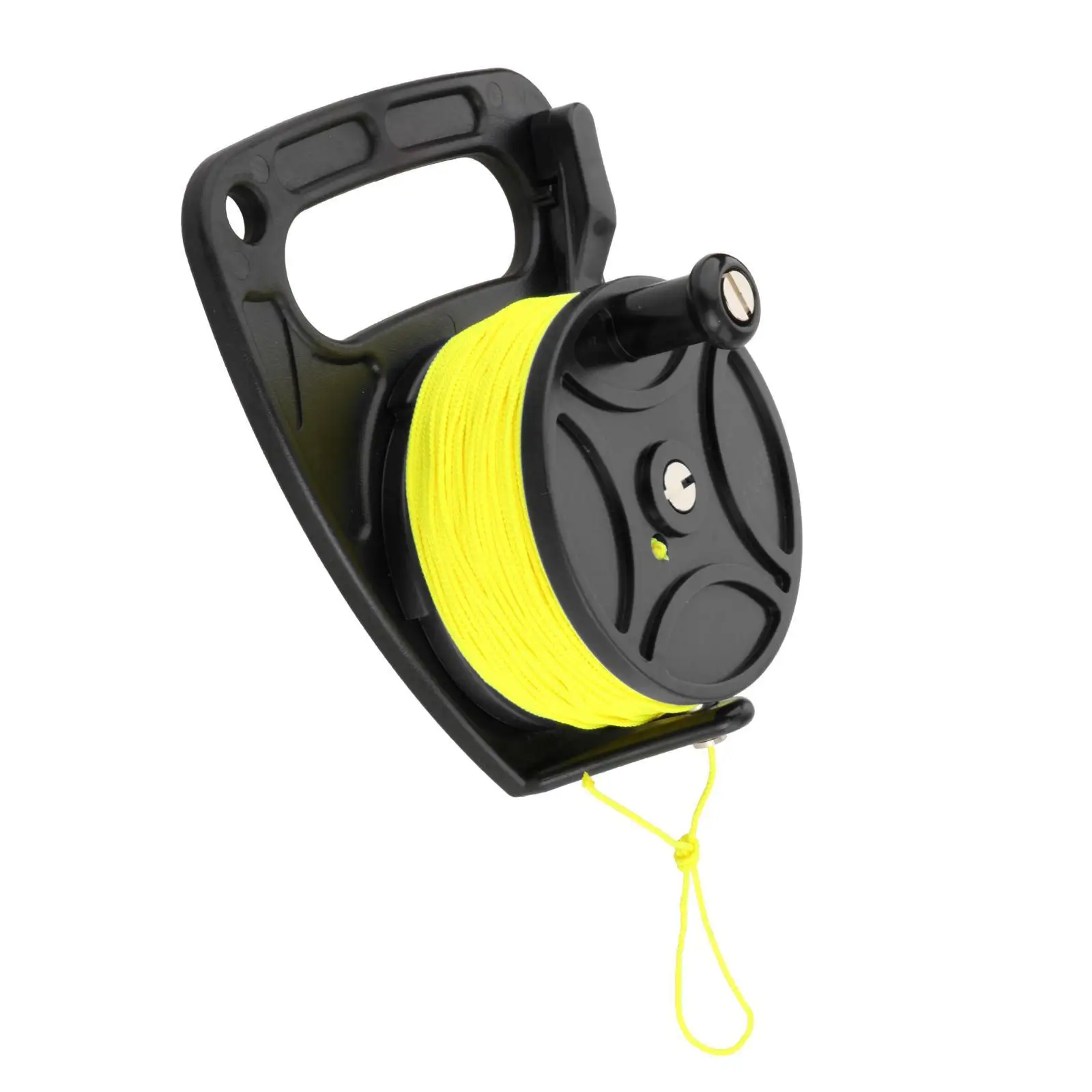 Multi-Purpose Scuba Diving Reel Handle Kayak Anchor Equipment Yellow Line for 