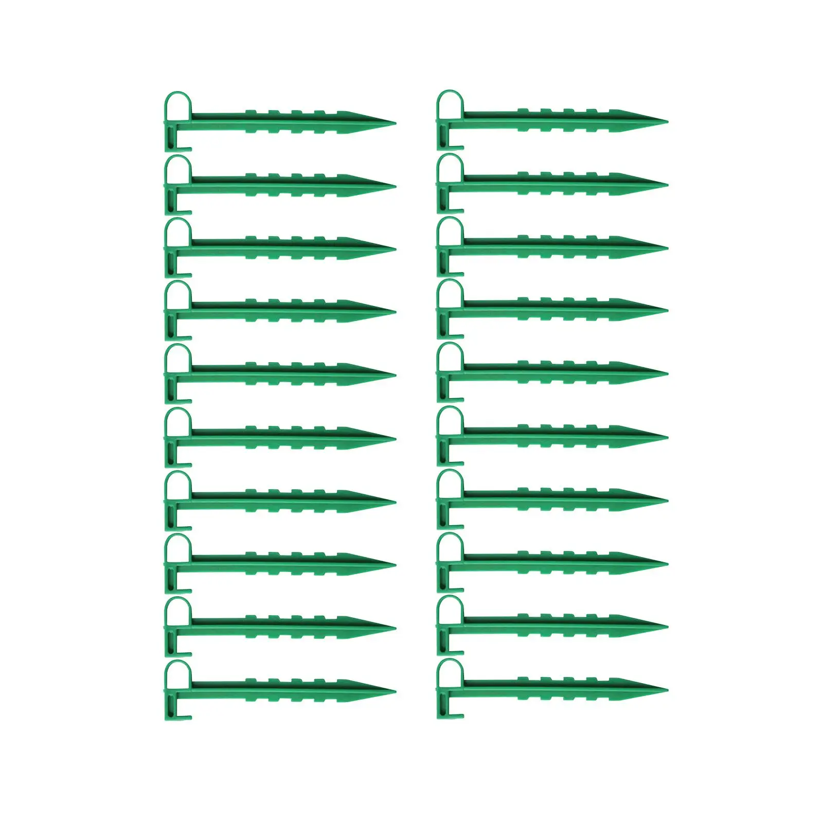 20x Garden Stakes Durable Landscape Nails Anchor Ground Auger Fixation Anchor Pegs for Greenhouse Landscape Fabric Lawn Edging