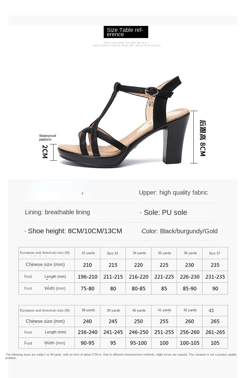 32 35 36 37 43 Woman Sexy High Heels Ladies Summer Dress Shoes For Women 2022 Female Leather Platform Wedge Heel Elegant Sandal high heels shoes	