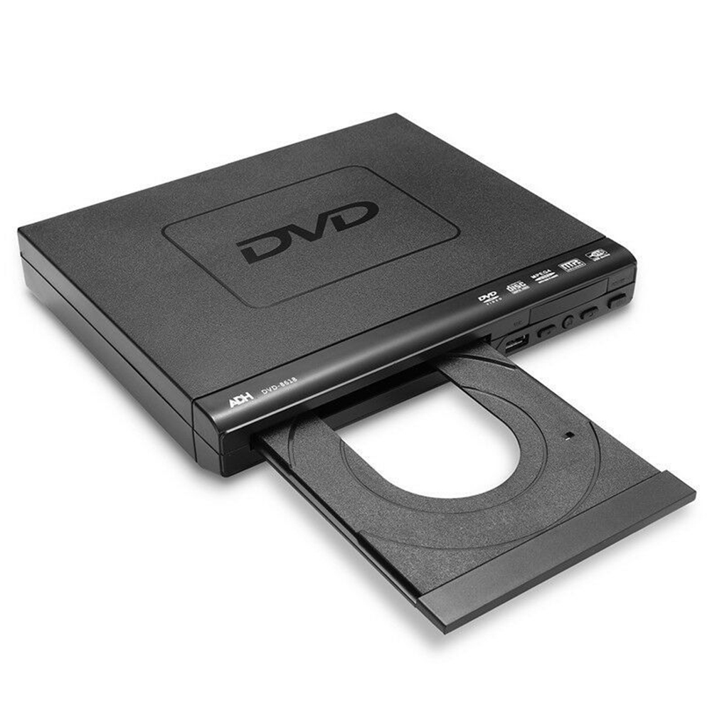 Домашние развлечения, AV-выход, USB-вход, 110 В, 240 в, DVD-плеер,  портативный VCD, MP3, мини-видео для ТВ, мультимедийной киносистемы |  AliExpress