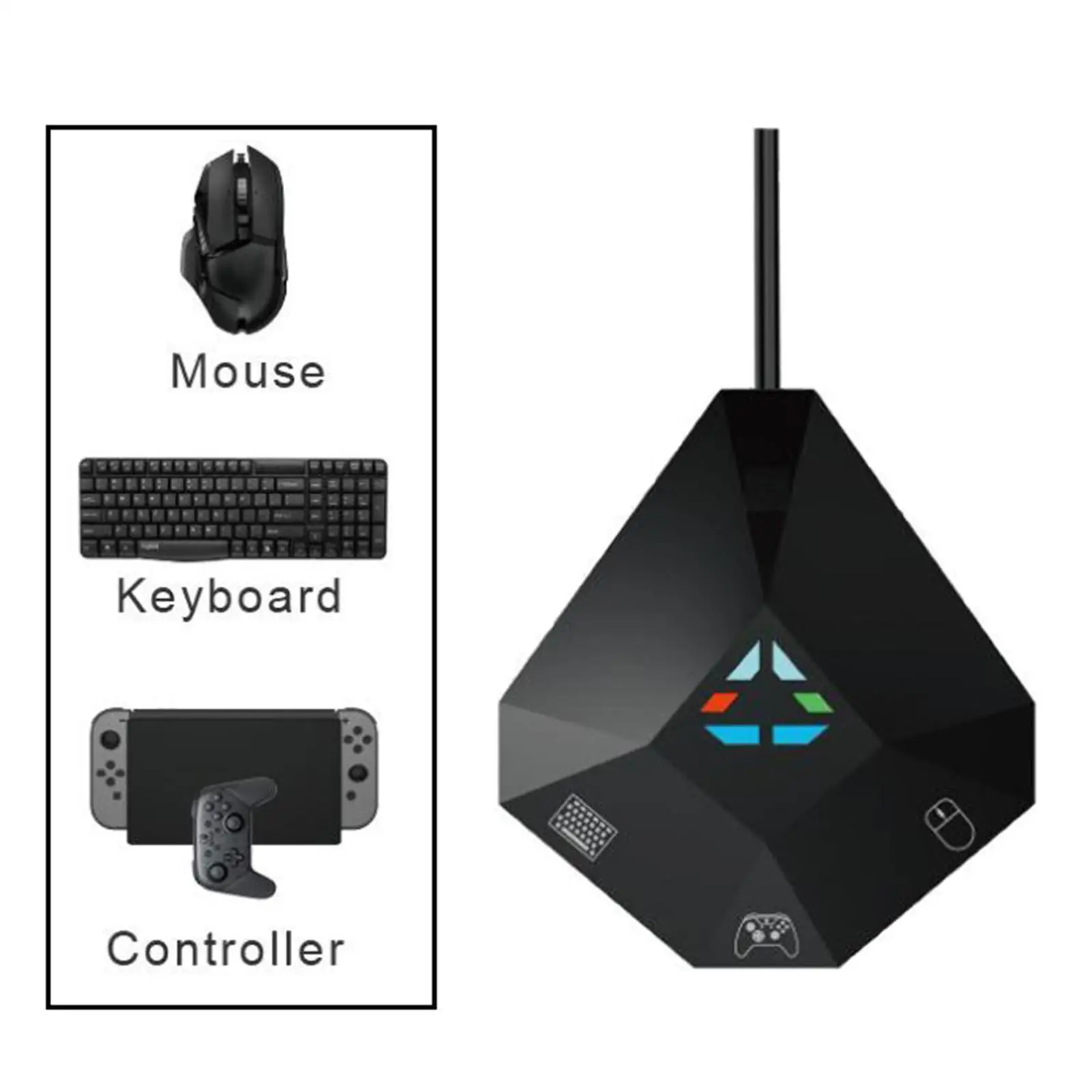 USB Keyboard and Mouse Converter Adapter for N-Switch ONE Professional