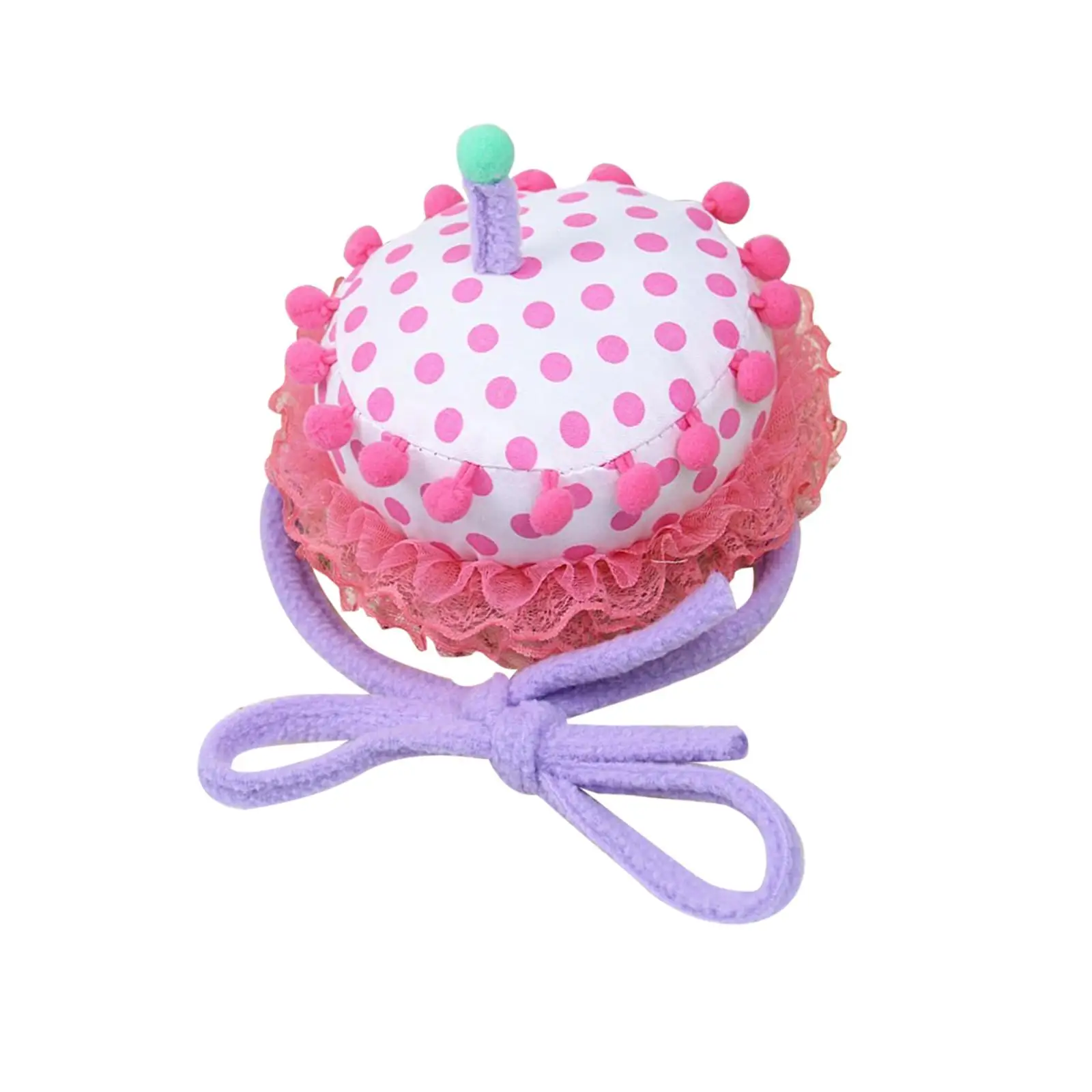 Cute Happy Birthday cakes top Hat Washable for Small Medium Dogs Kids Kitten