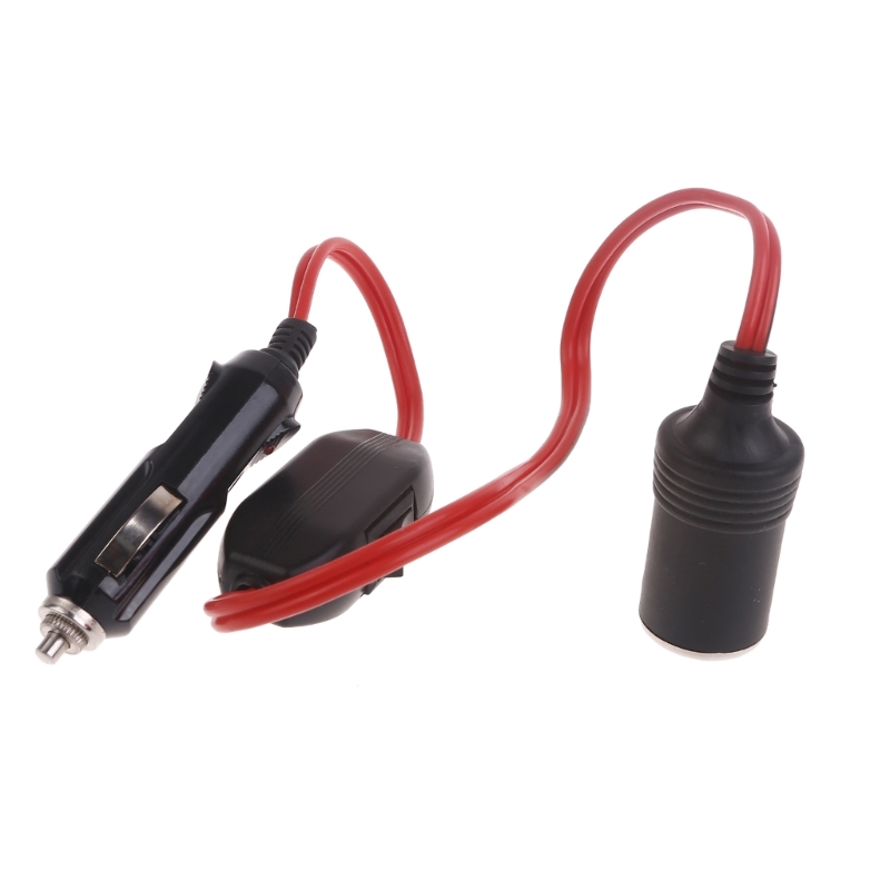 12V 24V Zigaretten anzünder Verlängerung kabel mit Schaltern Auto Zigaretten anzünder Stecker an Buchse Verlängerung kabel – Detail 3