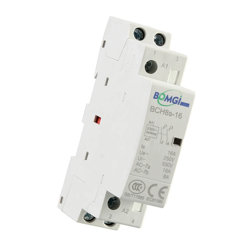 Modular Power Contactor Contactor 16A 230V, 18 X 68 X 83.5 Mm