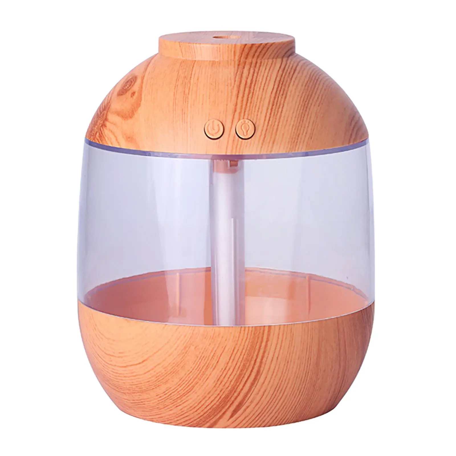 Wood Grain Humidifier Quite  with Night Lamp USB Essential Oil  for Bedroom  Room