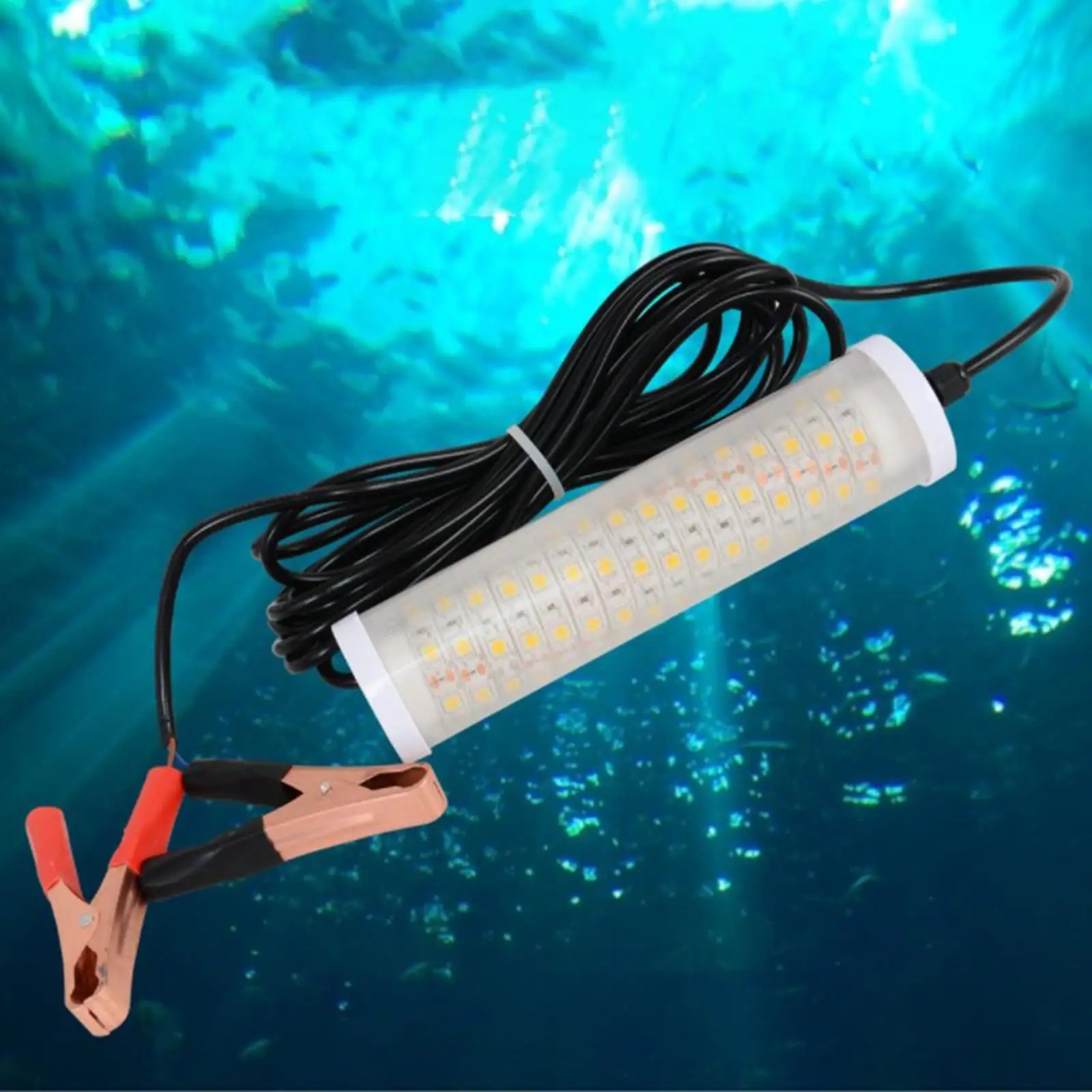 Fishing Light 5M Cord LED Light Baits Lamp for Small Fishing Nets