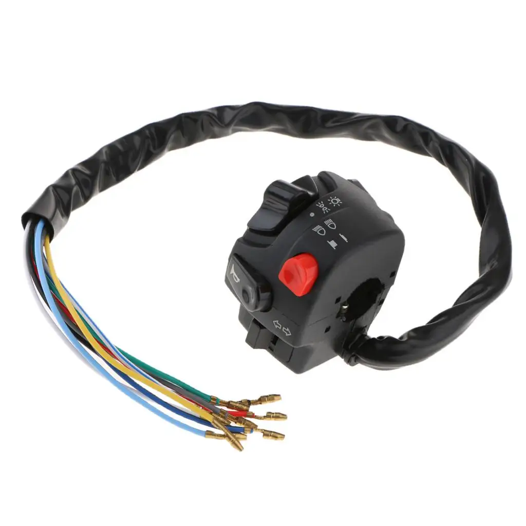 Motorcycle /8 `` Handlebar Horn / Signal Lights Control Switch
