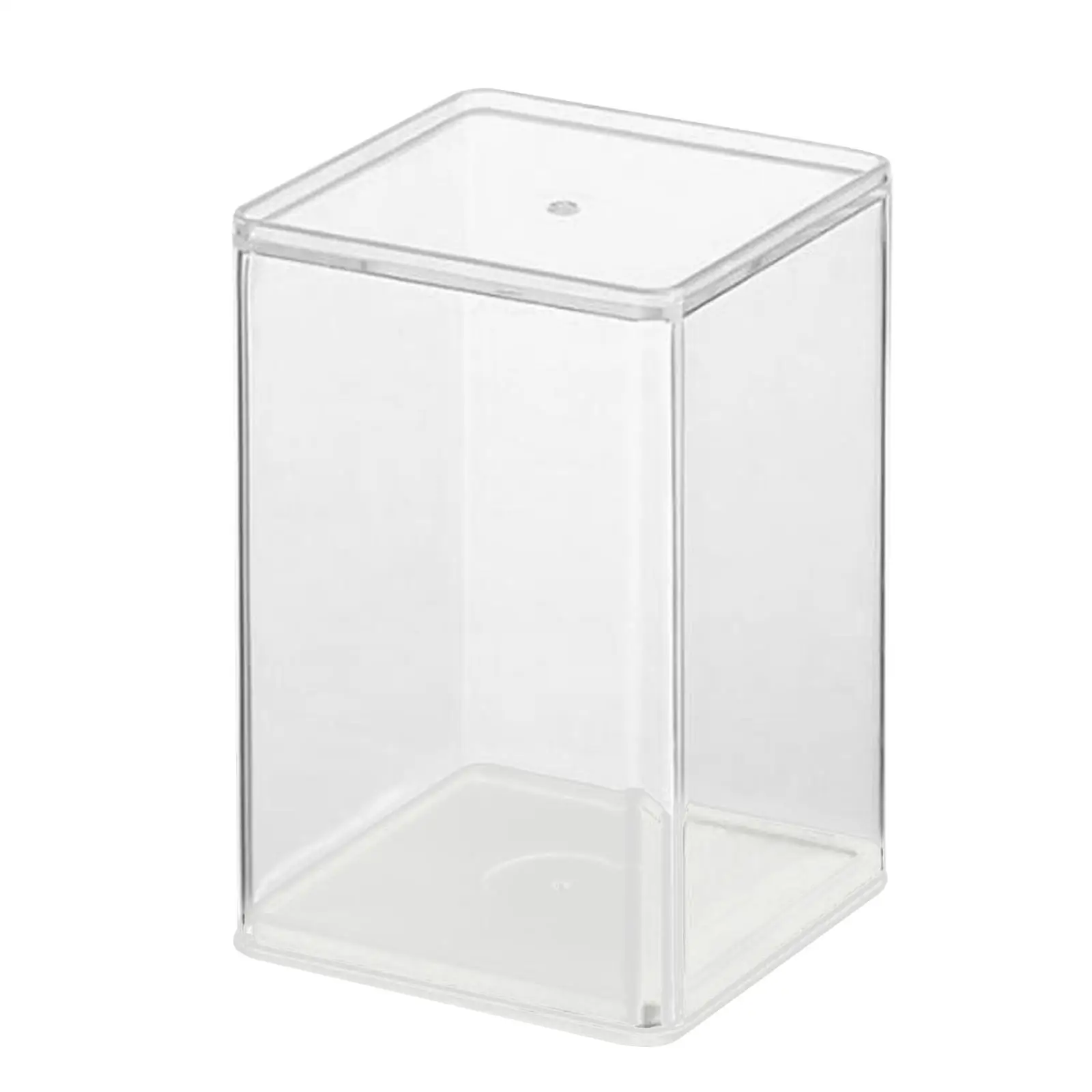 Clear Acrylic Display Case Shelves Free Standing Dustproof Stand Protection Dust Cabinet Storage Box for Collectibles Toys Kids