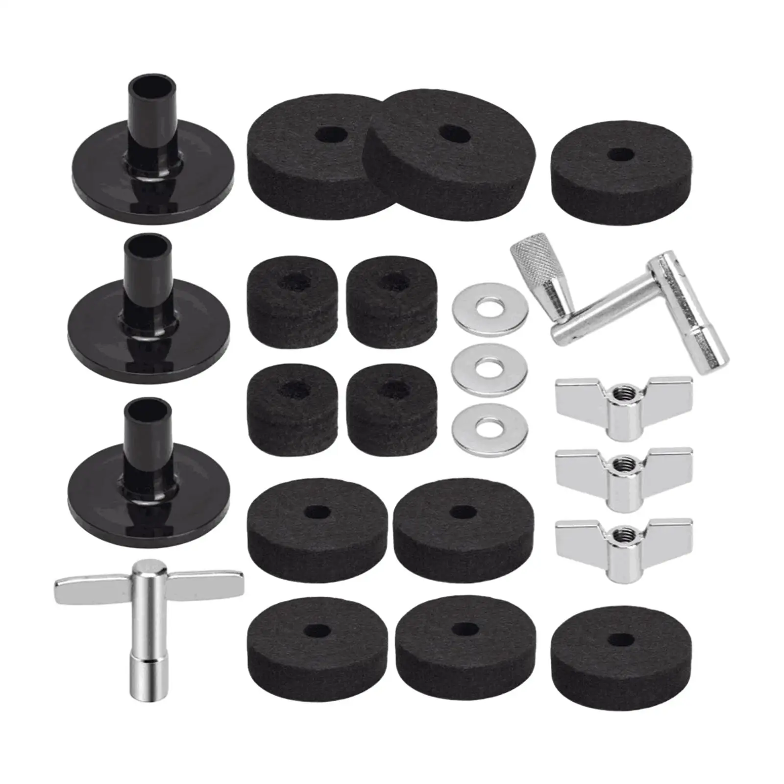 23 Pieces Cymbal Replacement Lightweight Percussion Instrument Parts for Drum