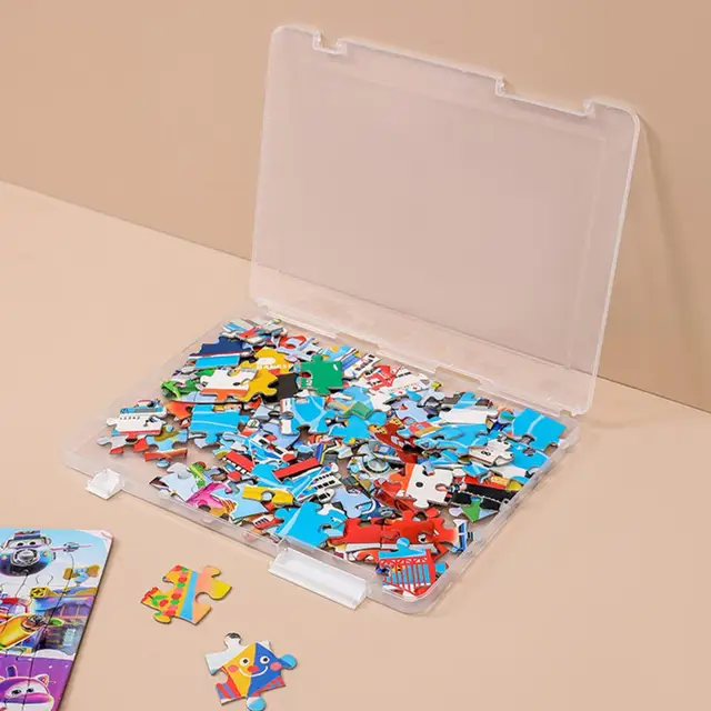Puzzle Organizer PP Material Puzzle Storage Container Visible  Moisture-proof Clear Visibility Storage Box Organization - AliExpress