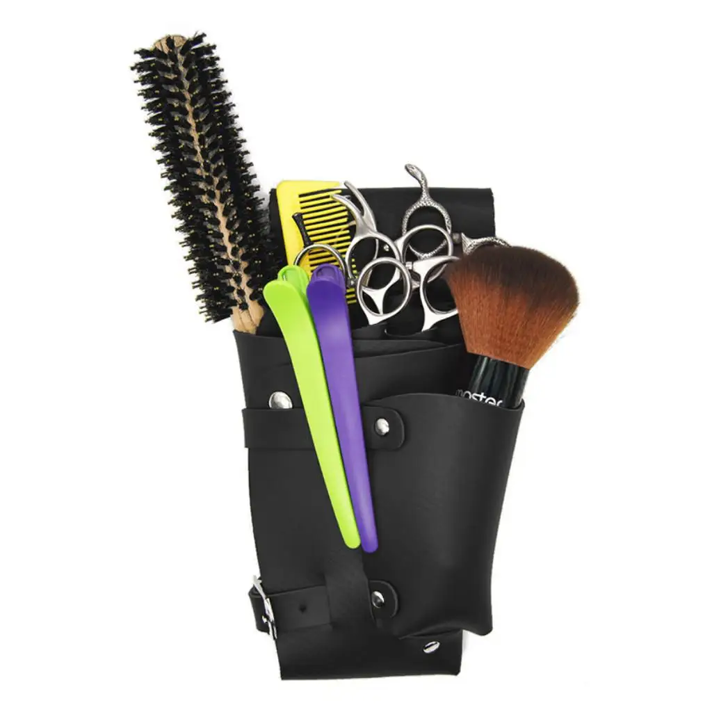 Salon Hairdressing Scissors Shears Belt Pouch Bag PU Waist 