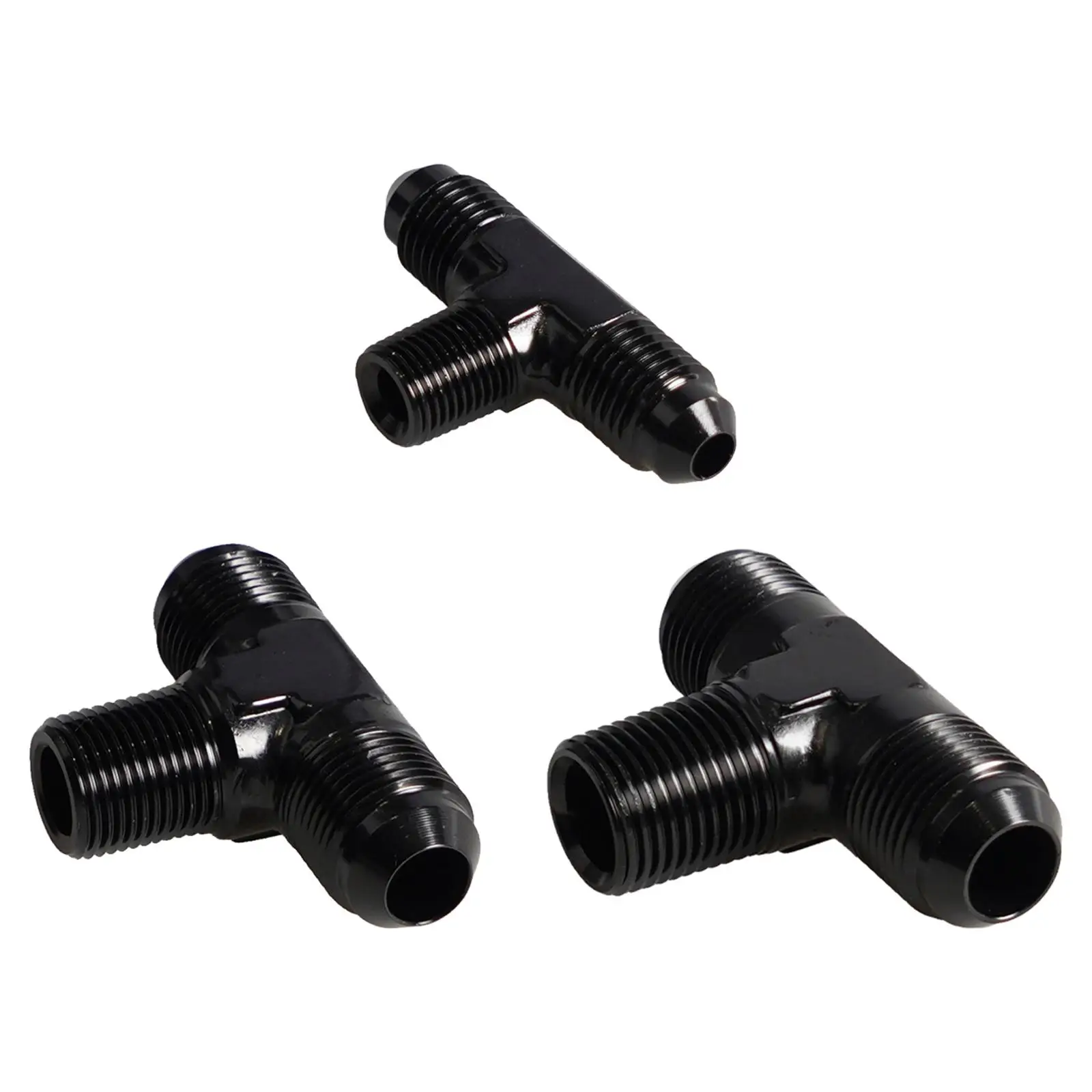 AN3 Male to 1/8inch NPT On Side Branch Tee Professional Car Durable