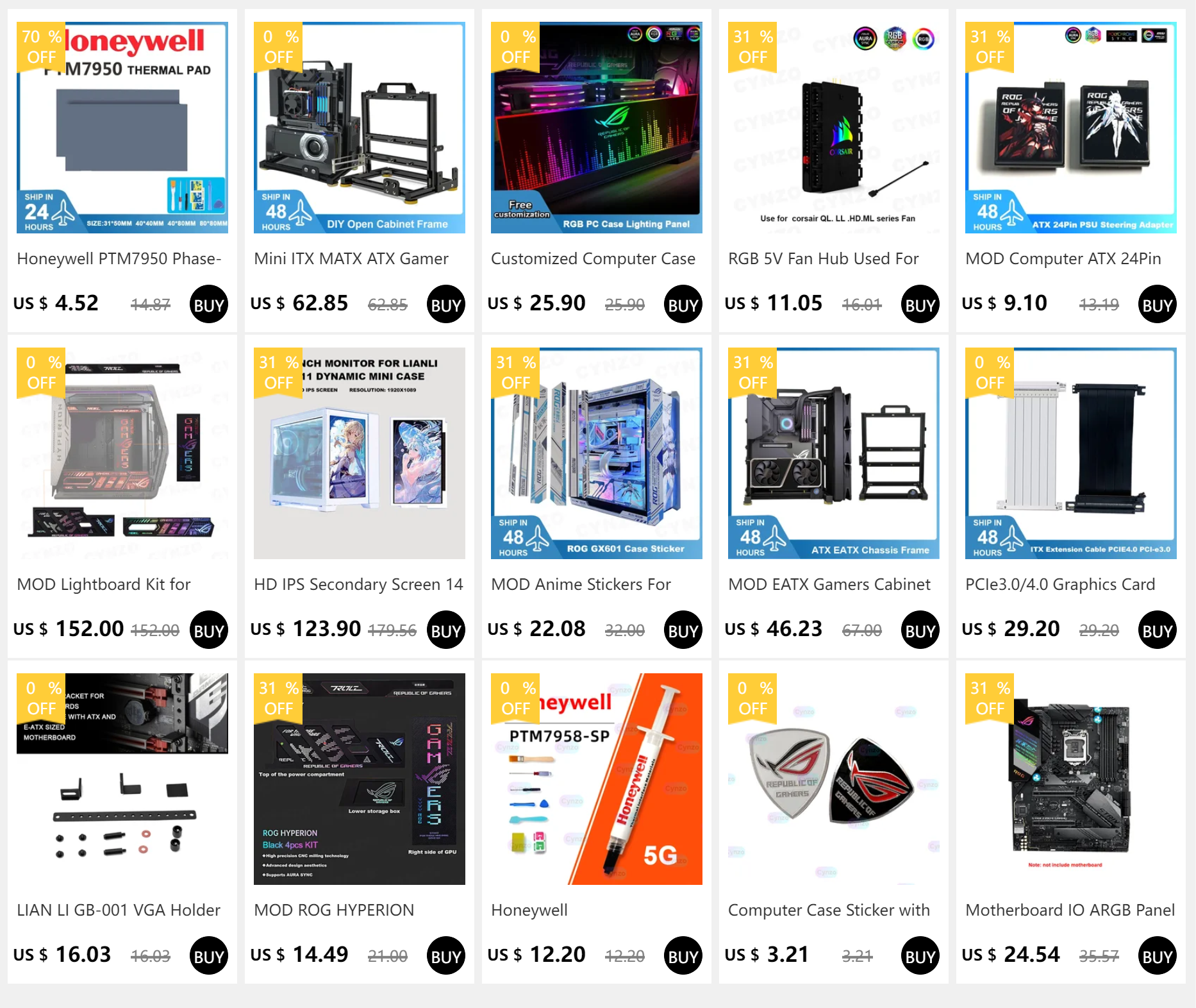 de mudança de fase para laptop, GPU, CPU, 8.5W mk, PTM7950