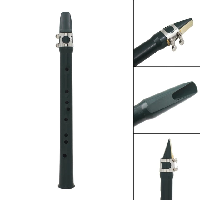 8-Hole Mini Pocket Saxophone Portable Sax with Carrying Bag Cleaning Cloth  Reed Woodwind Instrument Musical