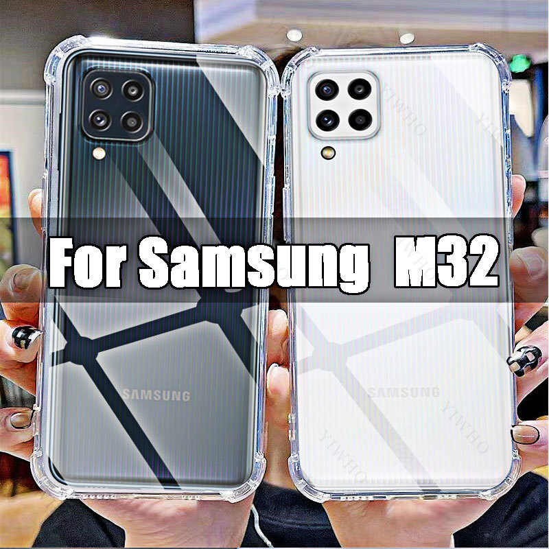 Für Samsung Galaxy M32 Clear Phone Soft Case HD transparent für Samsung M 32 6.4 "SM-M325FV stoß feste Anti-Kratz-Abdeckungen Shell – Detail 1