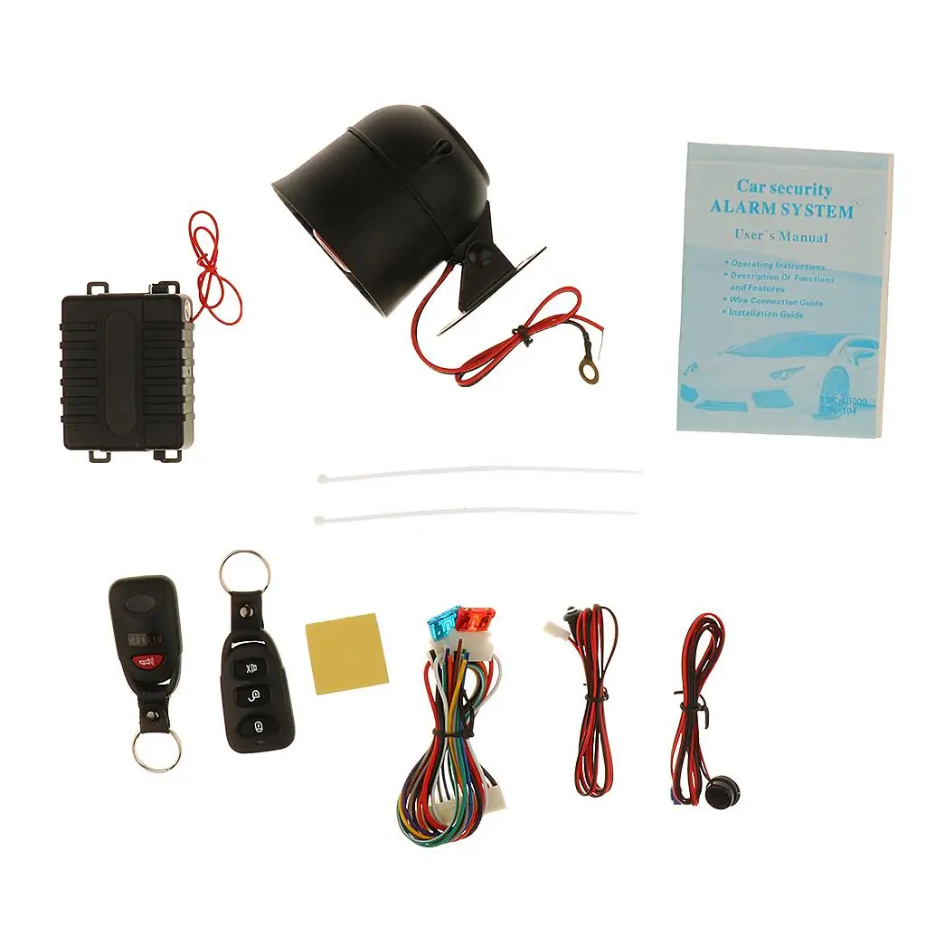 Vehicle Entry System with 3 Button Remote Control