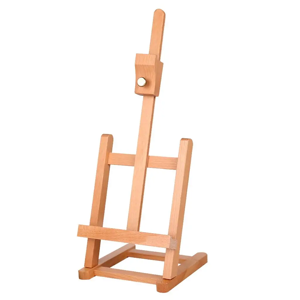 Natural Wood Display Easel  Artist Painting Easel Tabletop Holder Stand for Small Canvases, Art Crafts, Cards, Signs, Photos