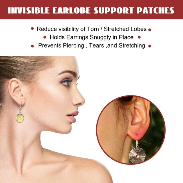 300pcs Invisible Earrings Stabilizers Earlobes Protective