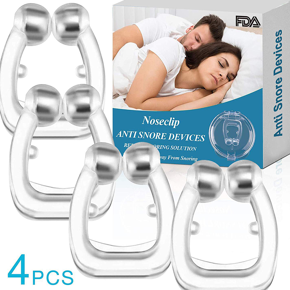 Best of Silicone Magnetic Anti Snoring Nasal Dilator Stop Snore Nose Clip Aid Easy Breathe Improve Sleeping For Men / Women Beauty Health Reviews & Tips