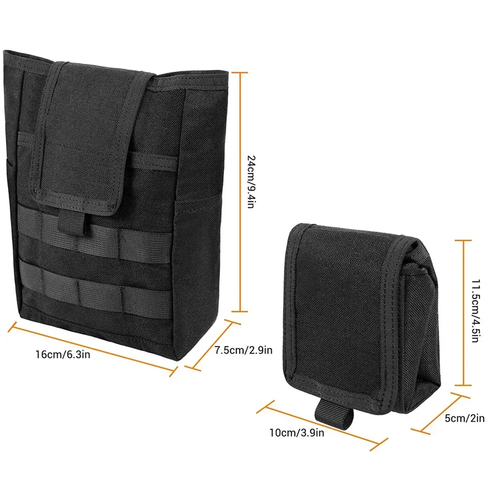 Faltbare Molle Dump Drop Pouch Ammo Magazin Hüfttasche Outdoor Sport Jagd Utility EDC Werkzeug Zubehör Klappbare Erholung Tasche – Detail 1