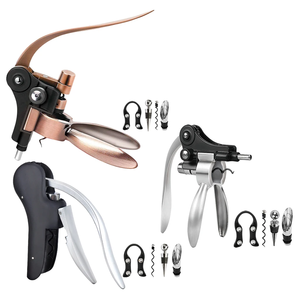 Wine Opener Set Handheld Household Bar Corkscrew Multifunctional Wine Openers