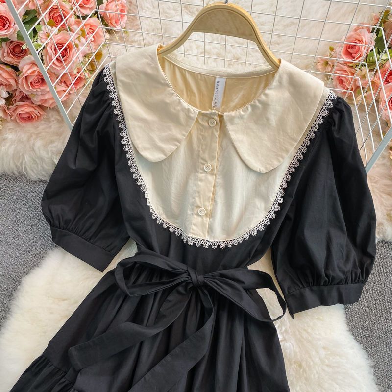 Doce Kawaii Elegante Vestidos Do Vintage Feminino