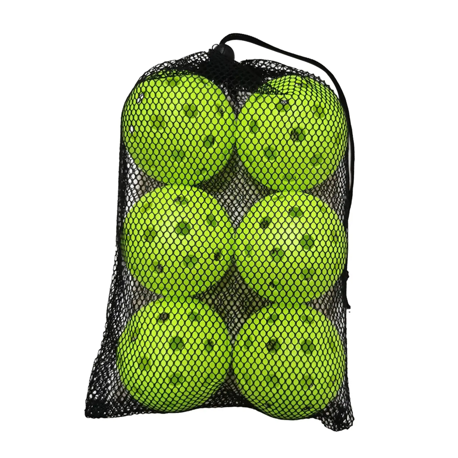 6Pcs Pickleball Balls Lightweight 40 Holes Pickle Balls for Outdoor Practice