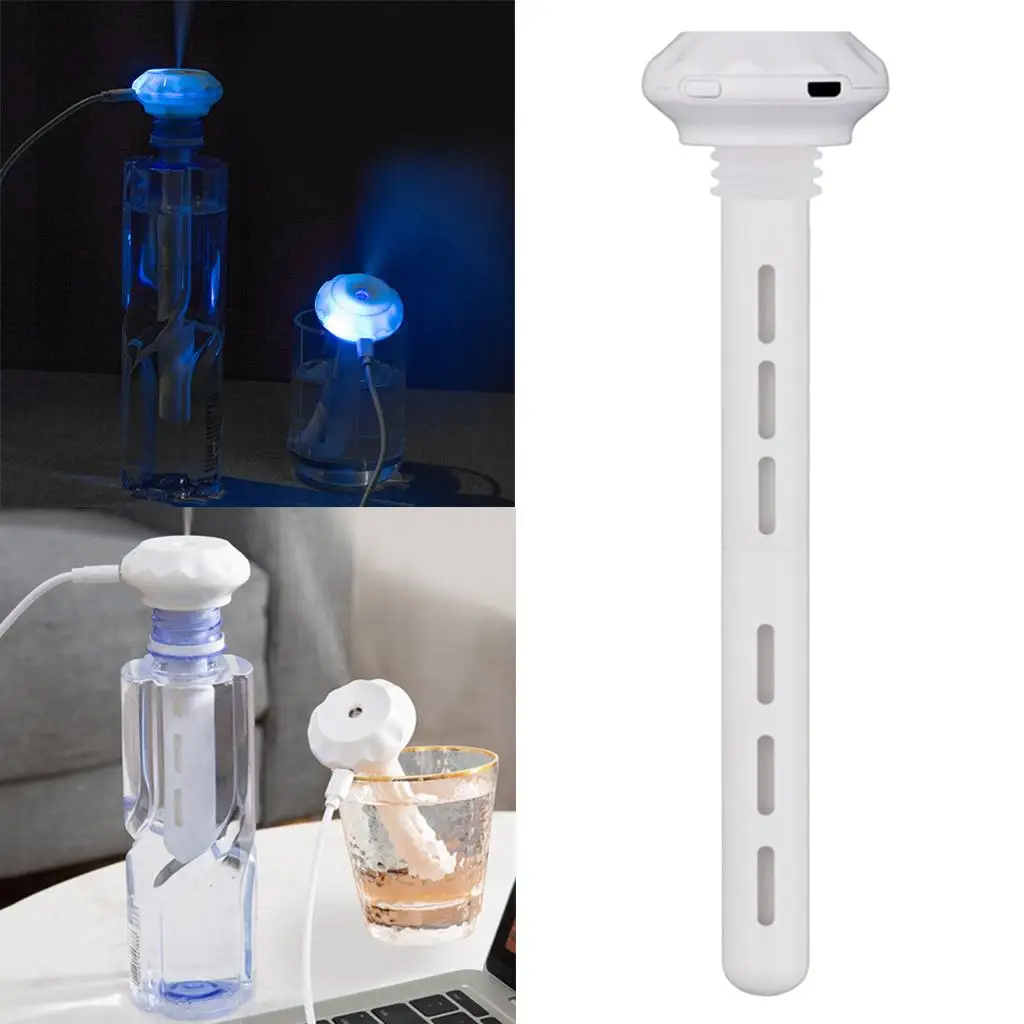 USB Air Humidifier in-bottle Night Light for Car Office
