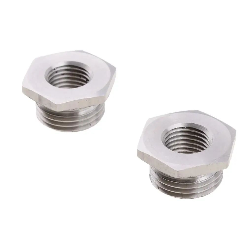 Adapters Reduce 02 O2 Sensor Ports Bungs 18MM-12MM Plug Stainless for