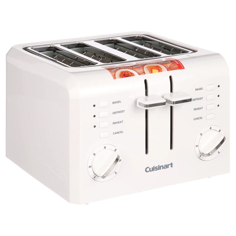 Title 2, 2023 New Toasters 4 Slice Compact Plastic Toaster