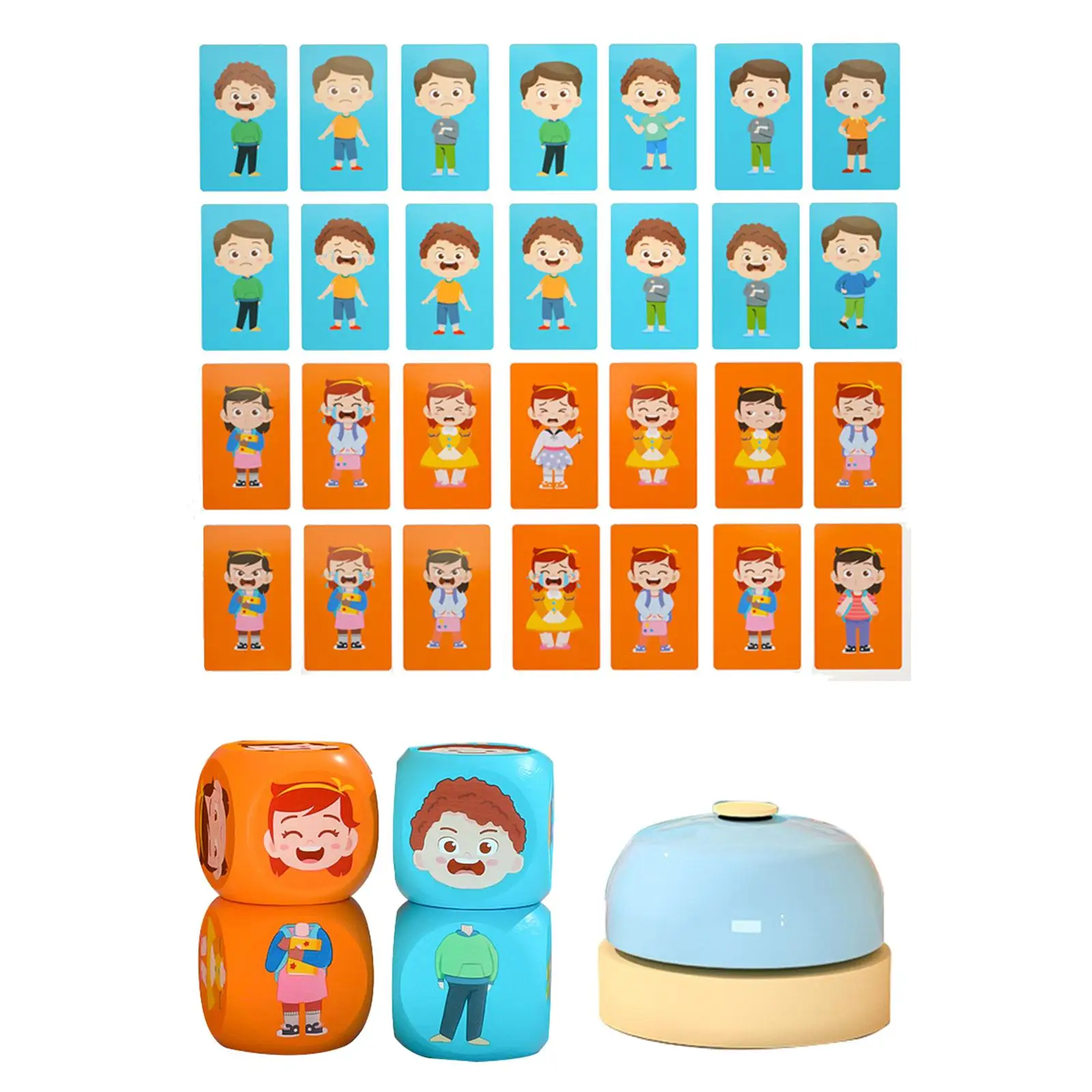 Face Changing Cube Wooden Face Changing Cubes for Preschool Kids and Adults