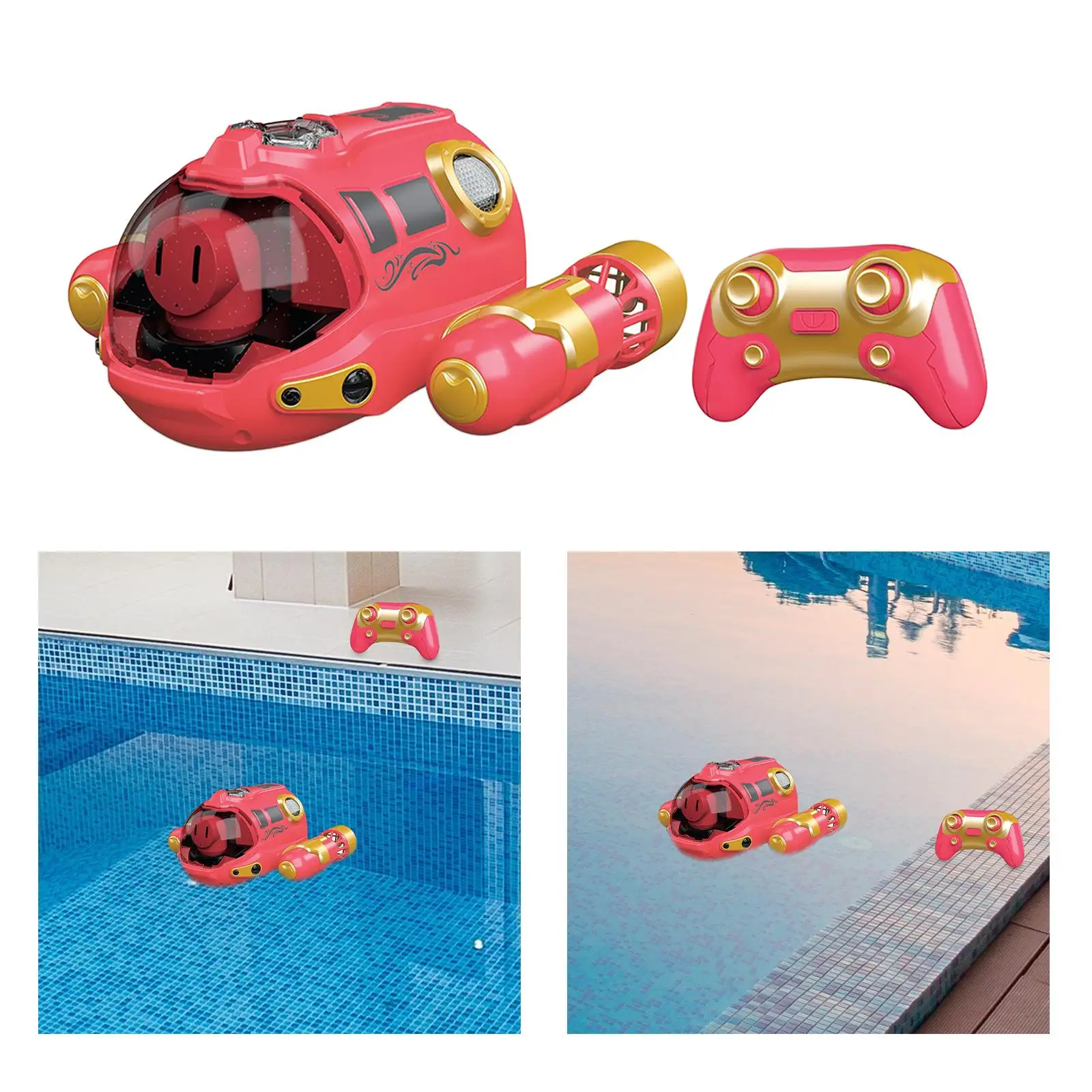 Kid Motor Boat Water Sensor Switch Simulation Light up RC Boat Water Toy RC Boat for Ponds Gift Swimming Pool Gamec Bathroom