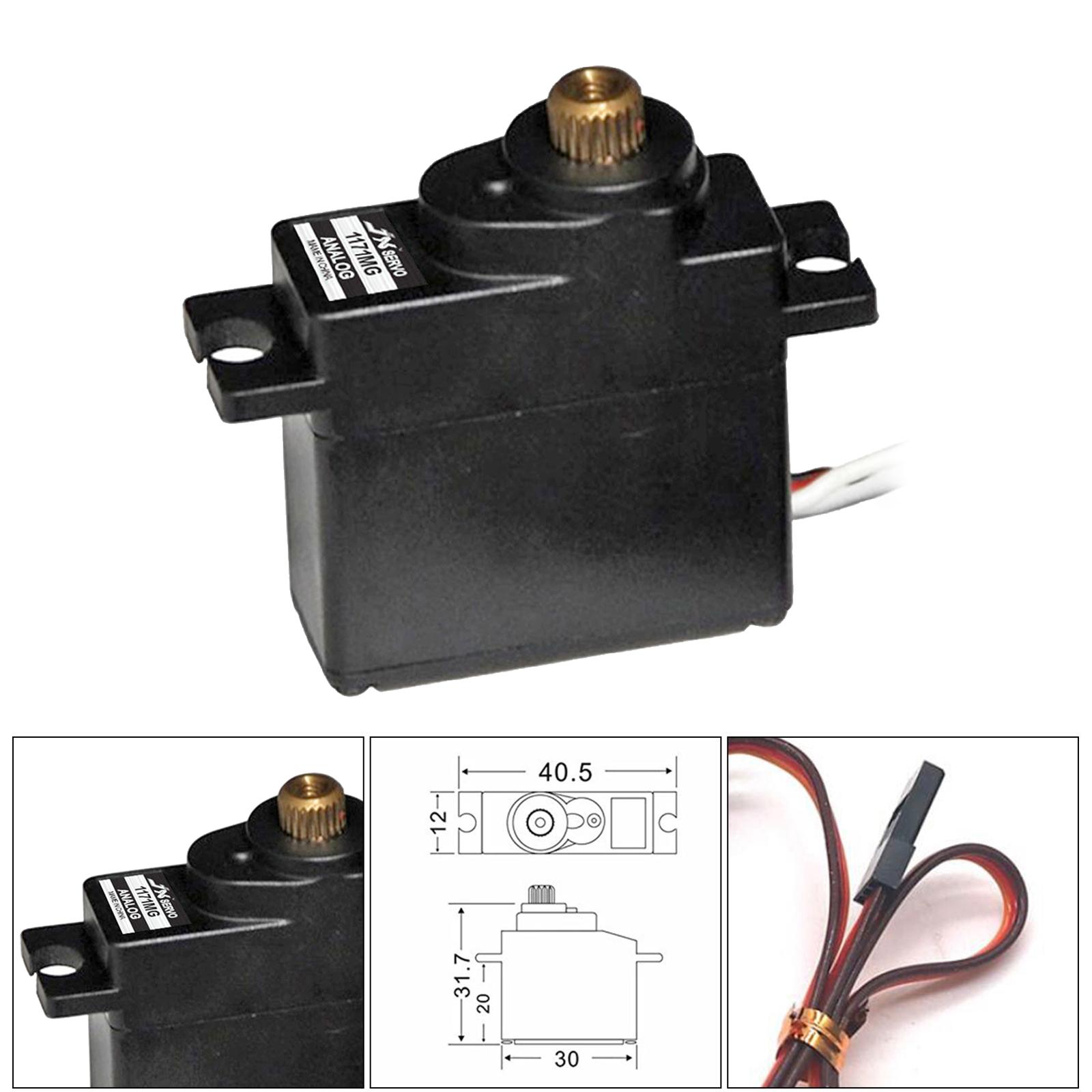 Upgraded PS-1171MG Mini Metal Gear Analog Servo 3.5Kg for RC Car Helicopter