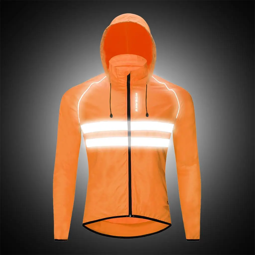 Men`s Women`s Windproof UV Protection Cycling Jacket Long Sleeve Wind Coat