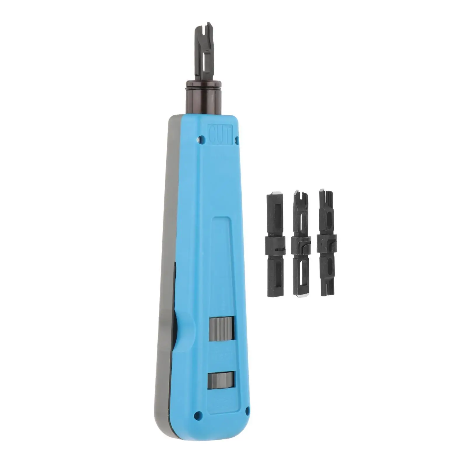 Punch Down Tool with 110/66 110/88 Blade Professional Universal Impact Terminal Insertion Tools Multi Function for LAN Ethernet