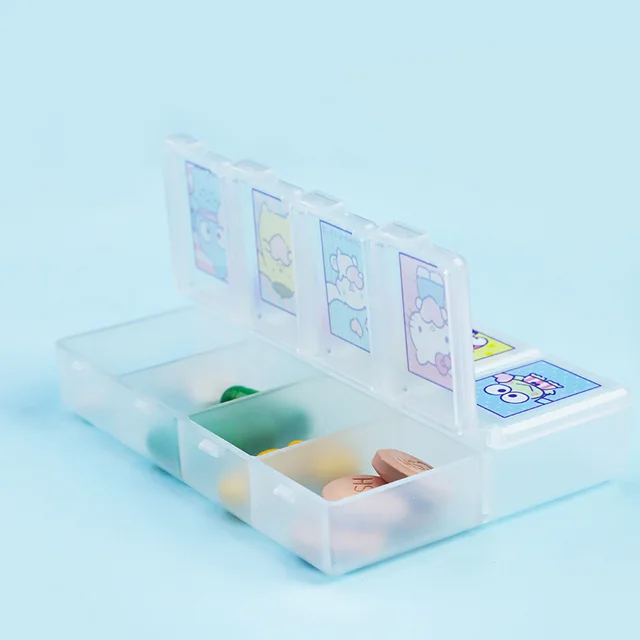 My Melody Pill Box Medicine Case Vitamin Holder Storage Box 7