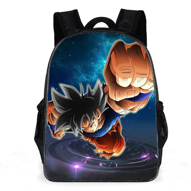 Dragon Ball Son Goku Vegeta Schoolbag Cartoon Anime Backpack Super