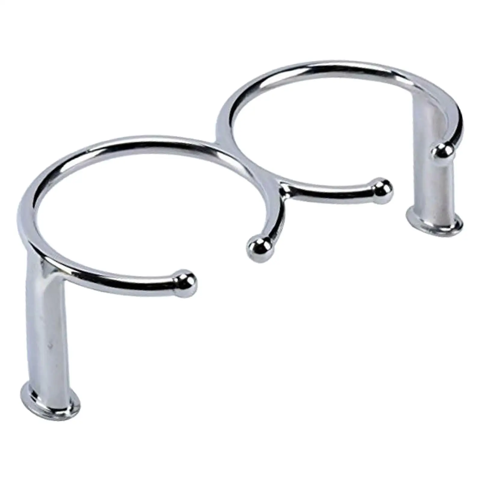 Double Open Ring Cup Holder Drink Holder Double-Ring Design for Game Table Boat