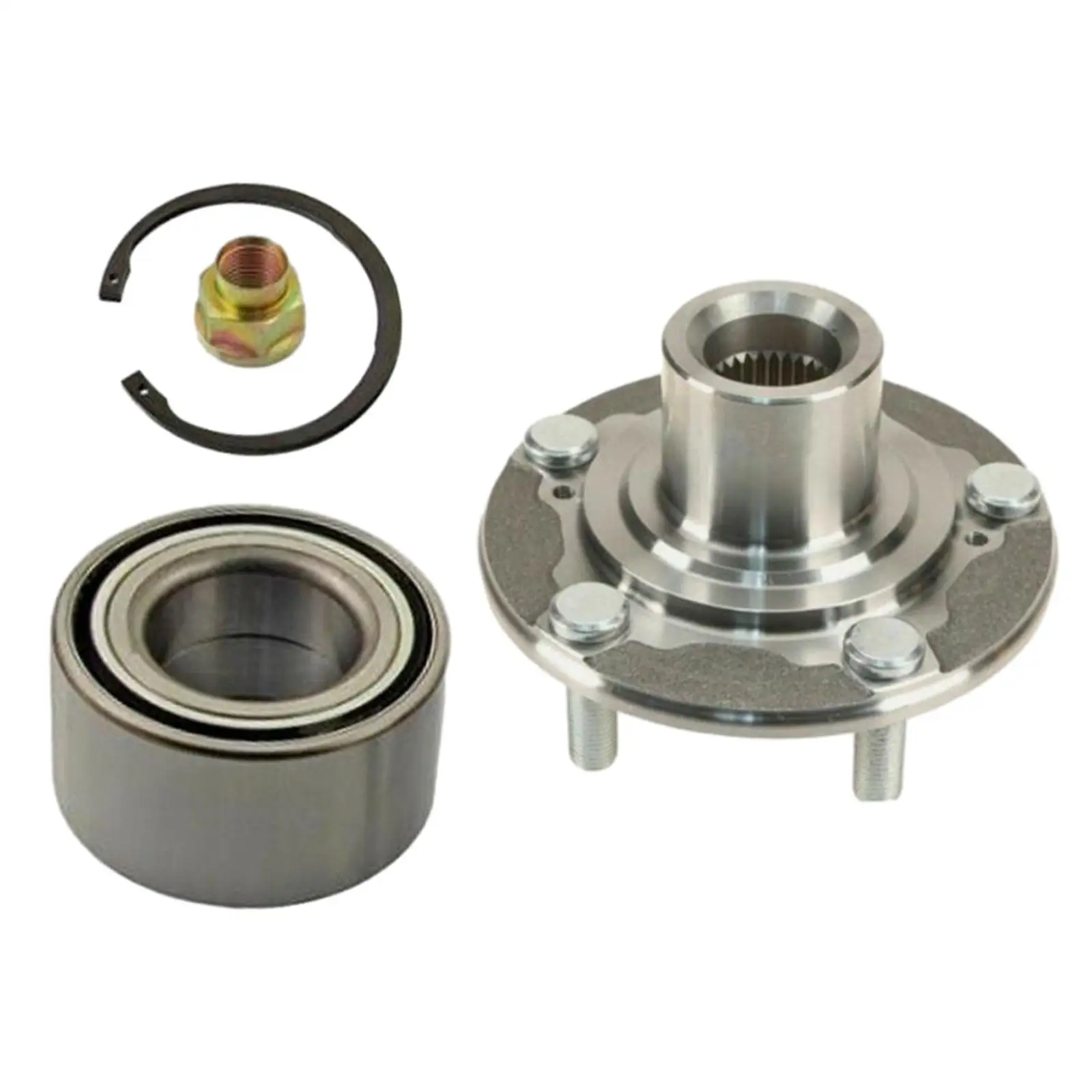 Replacement Wheel Bearing and Hub Assembly Replace Parts Metal Front Wheel Hub and Bearing Repair Set for Accord 2013-2017