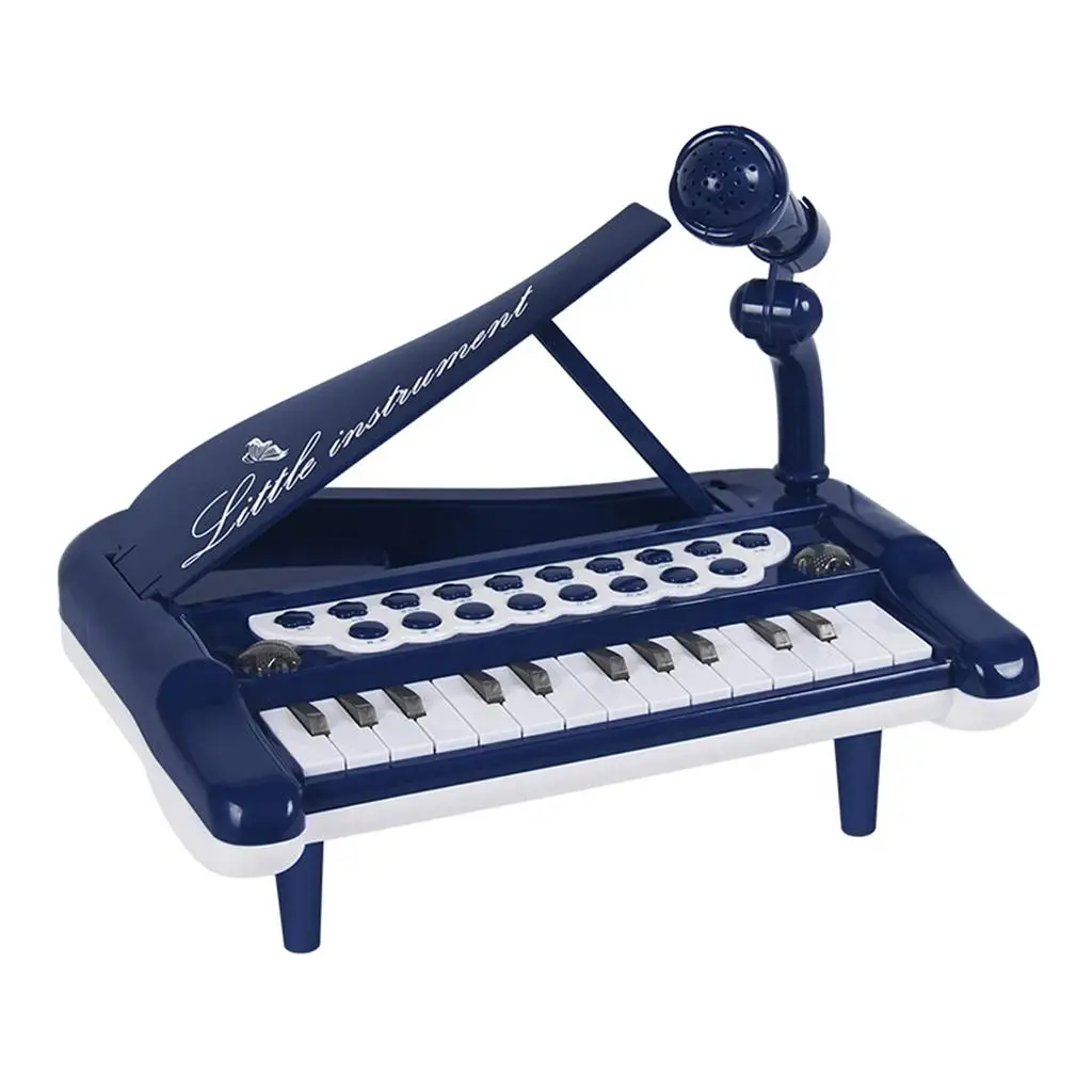 Kids  W/ Microphone 2 Electronic Piano Keyboard Development Toy
