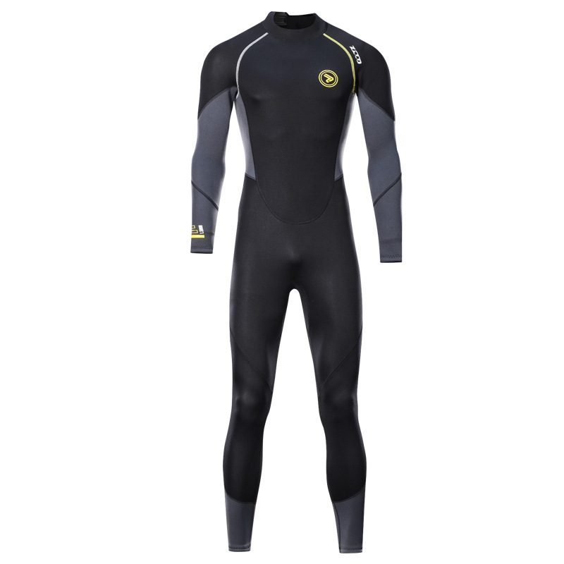 Description Picture 3 of itemNeoprene Wetsuit for Men Scuba Diving Suit Surfing One Piece Set Spearfishing Cold-proof Snorkeling Full Body Swimsuit 1.5mm