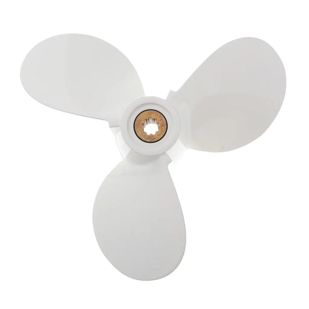 Marine Propeller 4/5/6 HP 6.30inch White  for Yamaha  x 8-BY