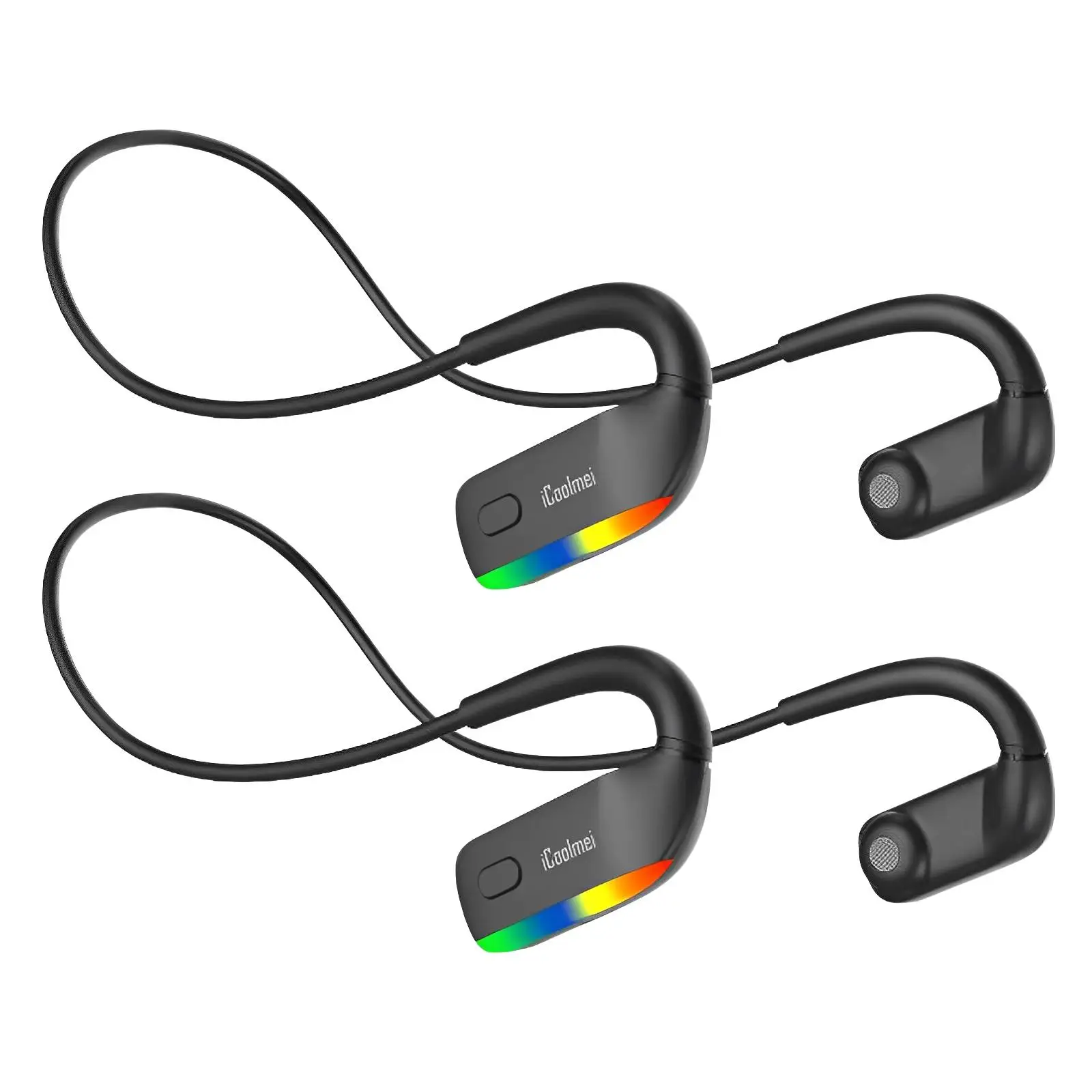 conduction Headphones Stereo open Ear IPX7 Waterproof Sport Bluetooth Headset for Running Gym Cycling Hiking Walking