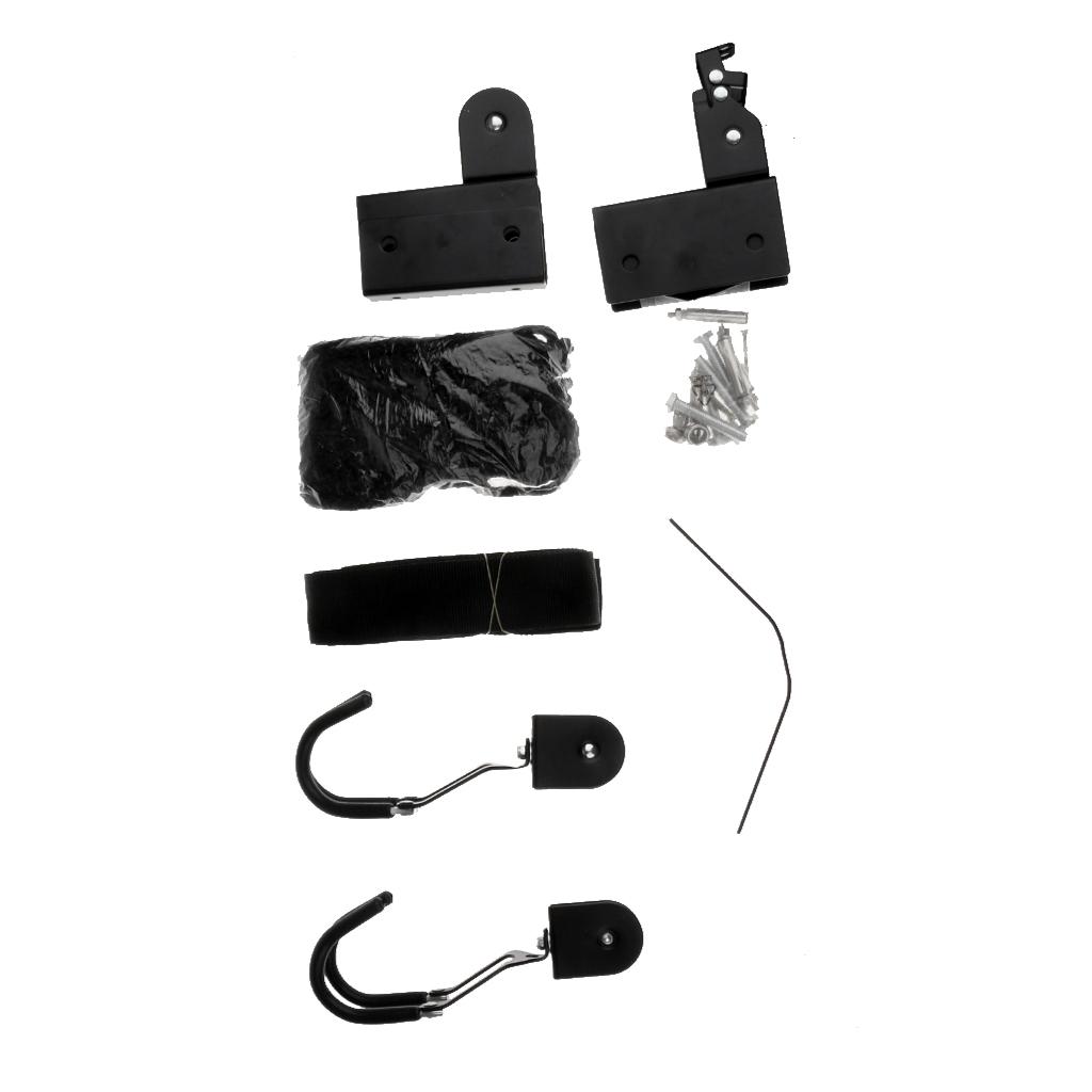 Kayak Marine Canoe Hoist Pulley System  Garage Hook Ceiling Storage Rack Kit Accessories 125LBS/57KG