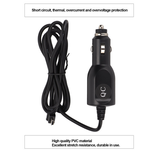 Cavo Caricabatteria Auto Per TomTom XL One GPS - Alimentazione Da Accendisigari, 1.5m