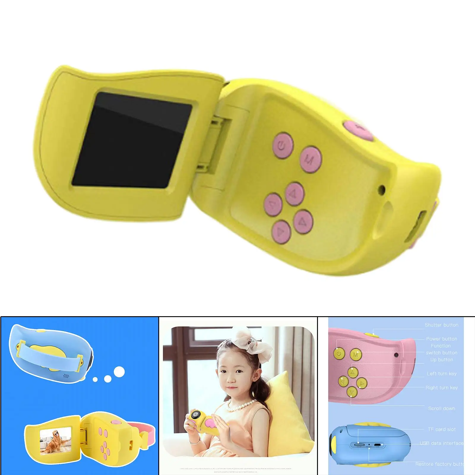Kids Camera for Girls Boys 2 inch Screen 1500W Pixels Child 3 - 8 Years Old